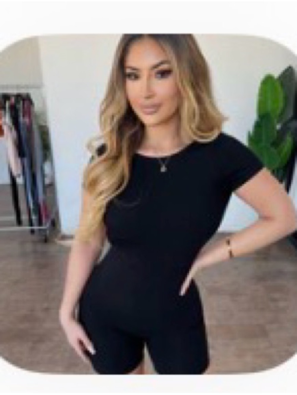 OOTDFash Black Short Sleeve Romper